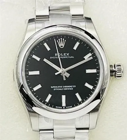 Rolex Oyster Perpetual M126000-0002 Black Dial Size 36mm Watch EW Factory Contemporary 2817
