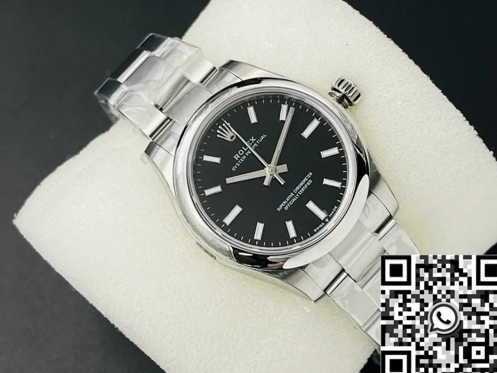 Rolex Oyster Perpetual M126000-0002 Black Dial Size 36mm Watch EW Factory Contemporary 2817