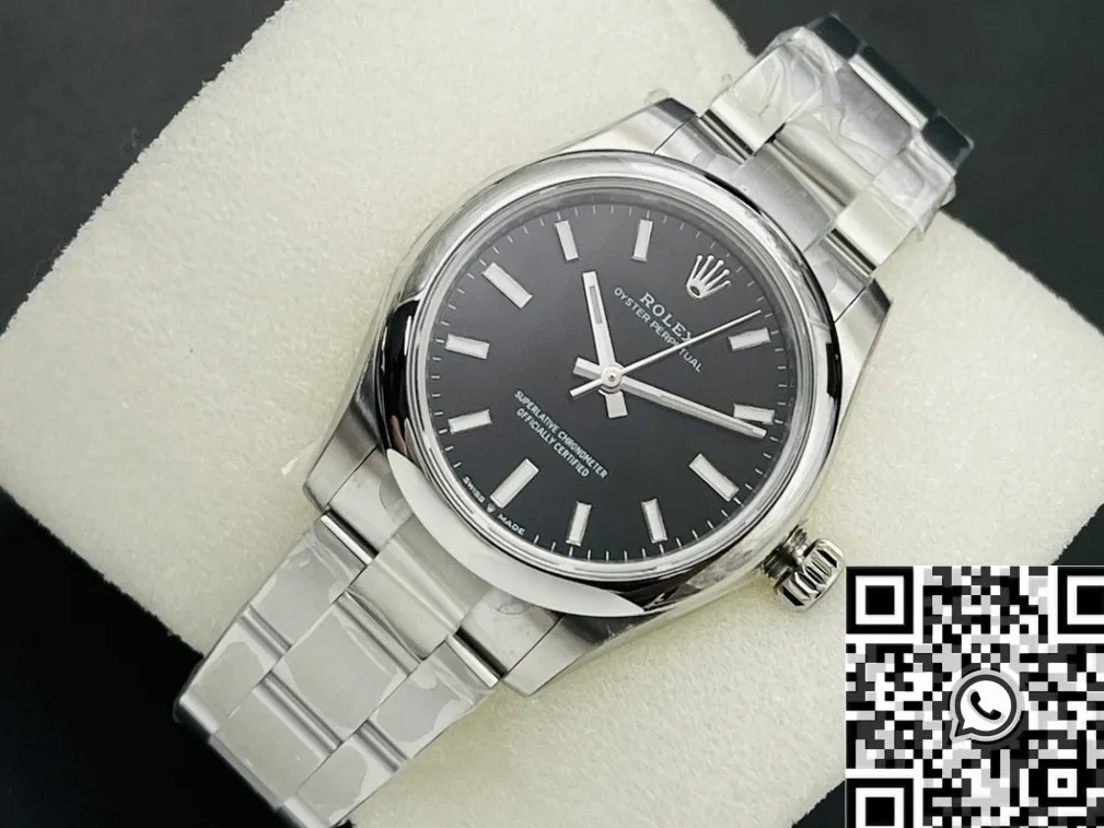 Rolex Oyster Perpetual M126000-0002 Black Dial Size 36mm Watch EW Factory Contemporary 2817