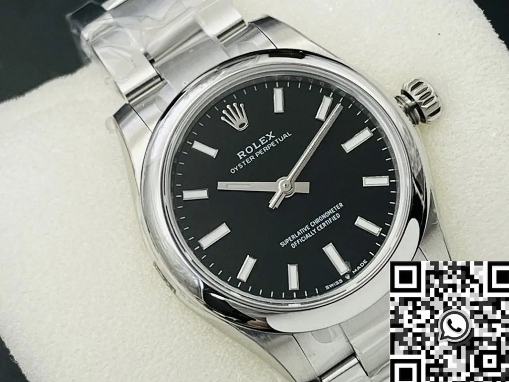 Rolex Oyster Perpetual M126000-0002 Black Dial Size 36mm Watch EW Factory Contemporary 2817