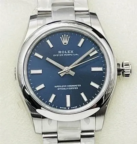 SmoothTexture Rolex Oyster Perpetual M126000-0003 Blue Dial Size 36mm Watch EW Factory 2816