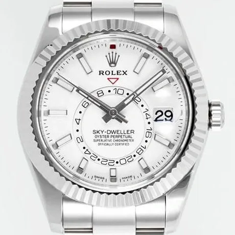 BestValue Rolex Sky Dweller M326934-0001 White Dial Watch ZF Factory 2299
