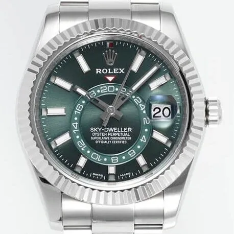 Rolex Sky Dweller M326934 Mint Green Dial Watch ZF Factory Original 2297