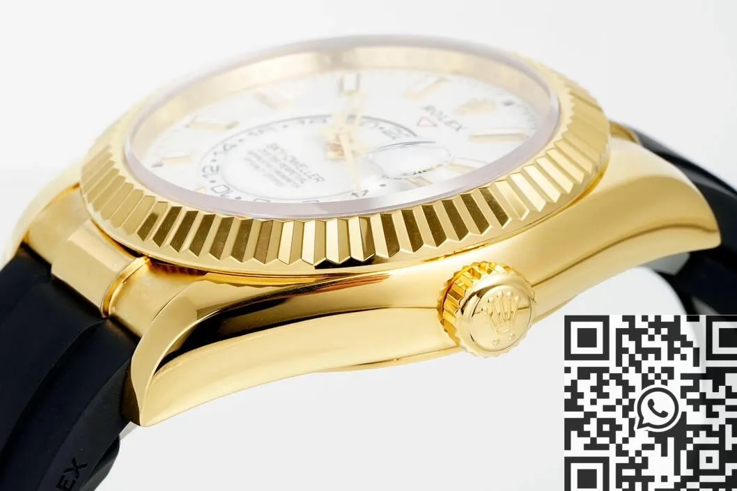 Rolex Sky Dweller M336238-0003 Gold Watch Case White Dial ZF Factory Packable 2304