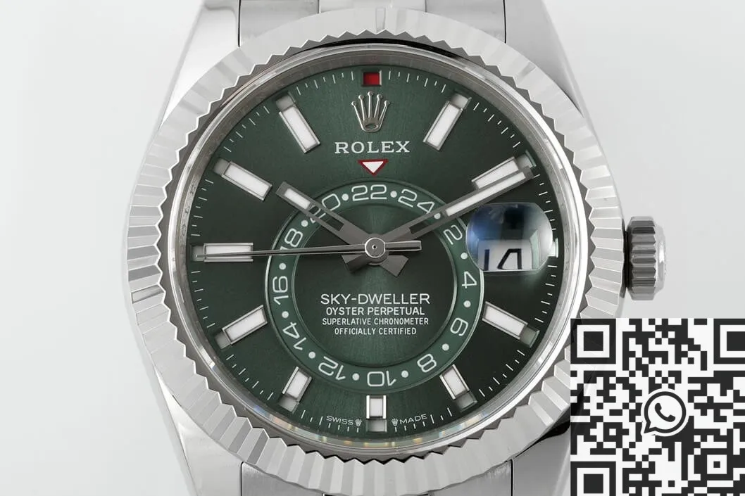 Rolex Sky Dweller M336934-0002 Mint Green Dial Watch ZF Factory Durable 2308