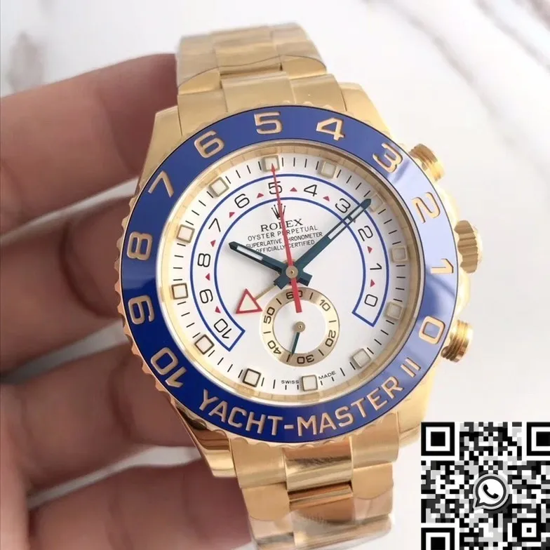 Rolex Yacht Master II 116688-78218 Gold Watch Size 44mm JF Factory SmoothTexture 2870