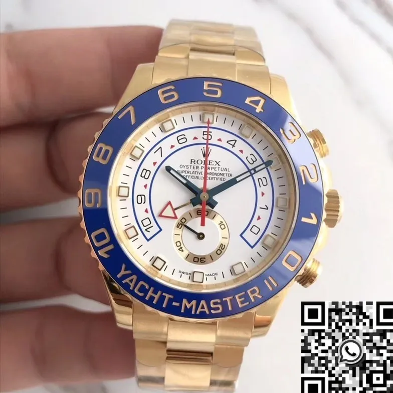 Rolex Yacht Master II 116688-78218 Gold Watch Size 44mm JF Factory SmoothTexture 2870