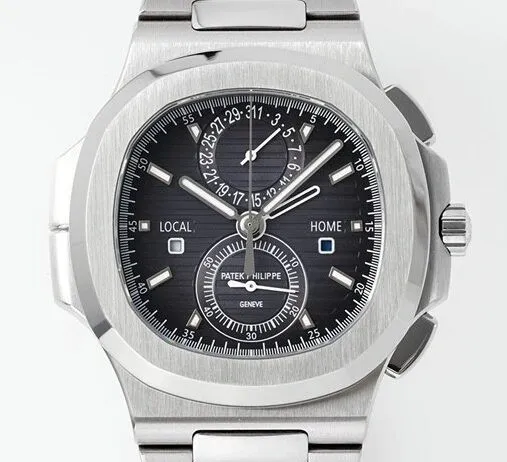 SPP Factory Patek Philippe Nautilus 5990 1A-001 Black Gradient Panda Dial Watch SmoothTexture 857