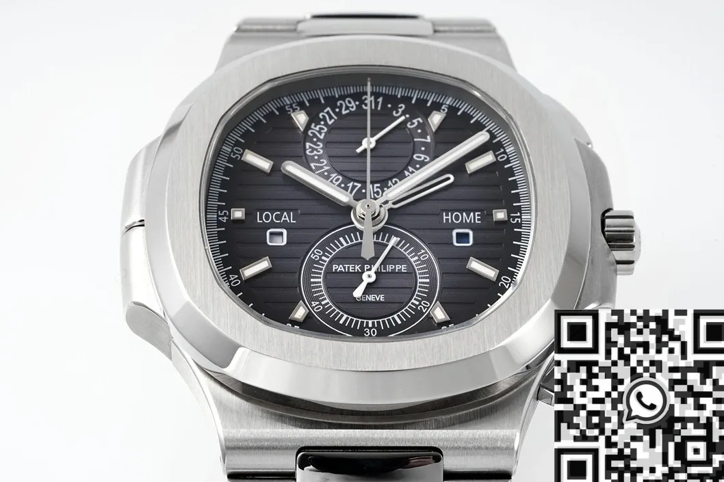 SPP Factory Patek Philippe Nautilus 5990 1A-001 Black Gradient Panda Dial Watch SmoothTexture 857