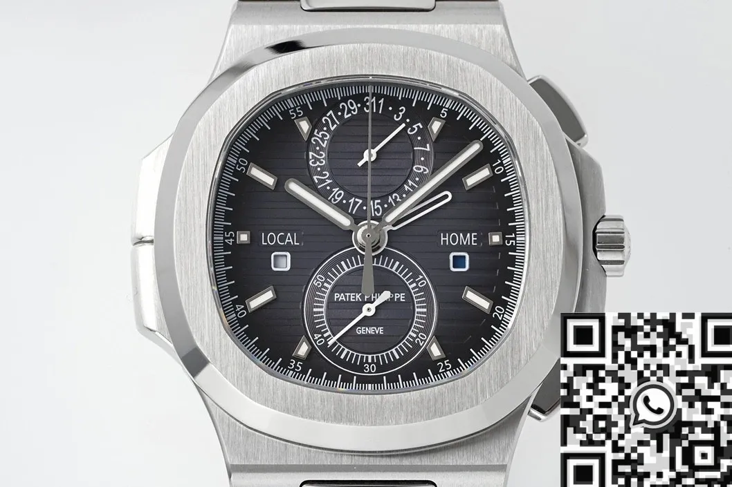 SPP Factory Patek Philippe Nautilus 5990 1A-001 Black Gradient Panda Dial Watch SmoothTexture 857