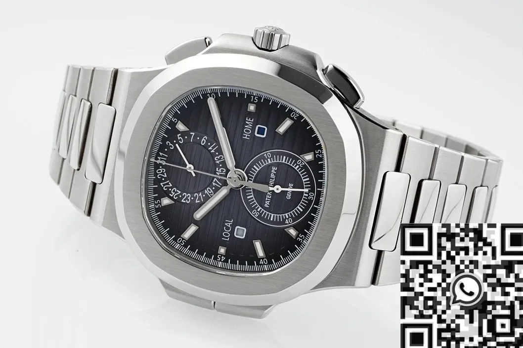 SPP Factory Patek Philippe Nautilus 5990 1A-001 Black Gradient Panda Dial Watch SmoothTexture 857