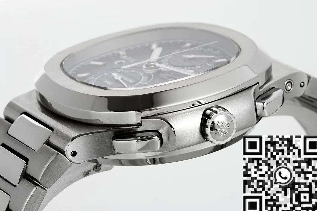 SPP Factory Patek Philippe Nautilus 5990 1A-001 Black Gradient Panda Dial Watch SmoothTexture 857