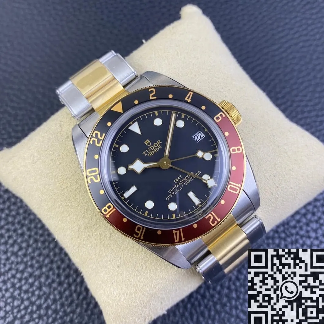 Stretchable Tudor Heritage Black Bay M79833MN-0001 GMT Watch ZF Factory 2321