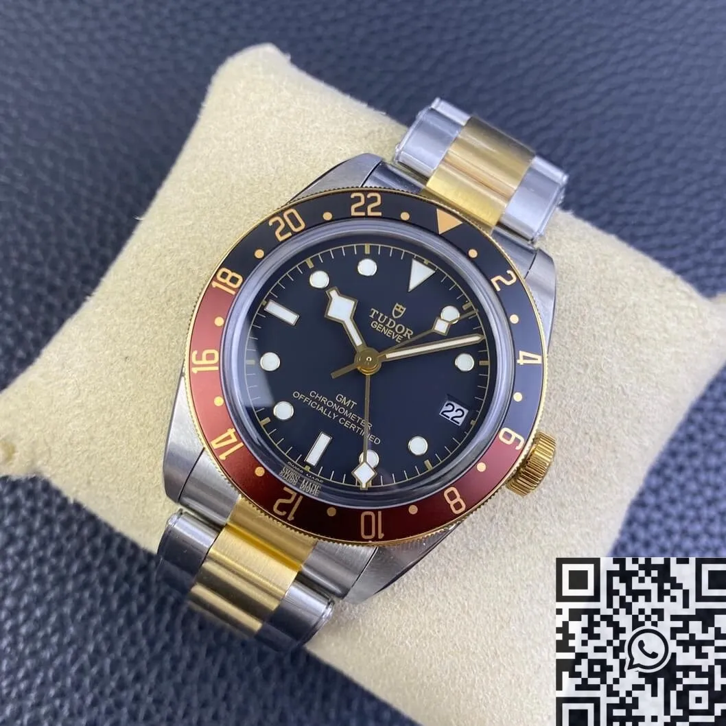 Stretchable Tudor Heritage Black Bay M79833MN-0001 GMT Watch ZF Factory 2321