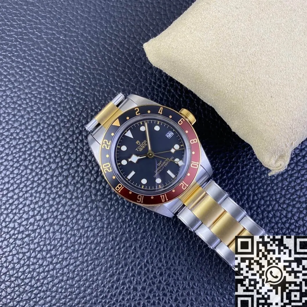 Stretchable Tudor Heritage Black Bay M79833MN-0001 GMT Watch ZF Factory 2321
