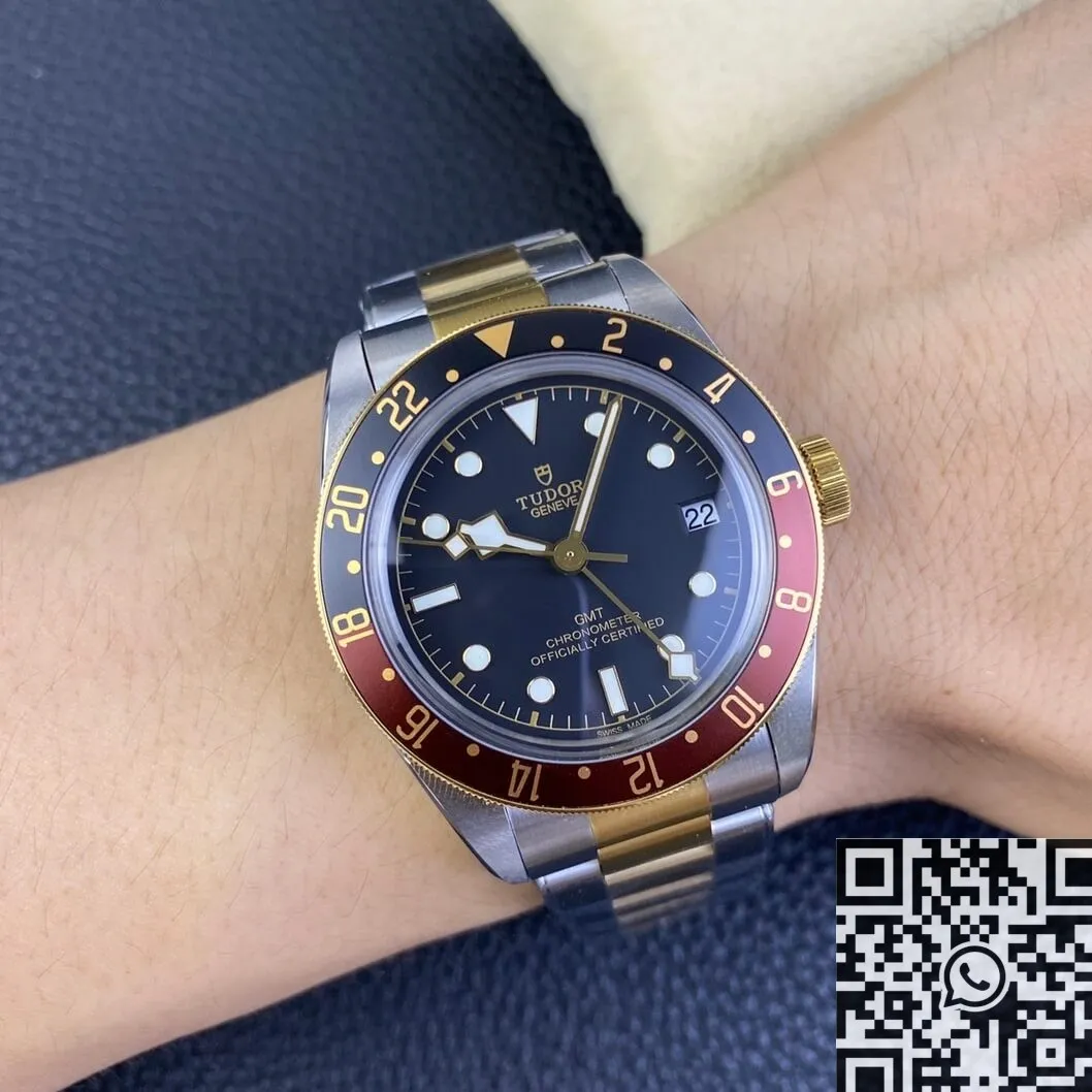 Stretchable Tudor Heritage Black Bay M79833MN-0001 GMT Watch ZF Factory 2321