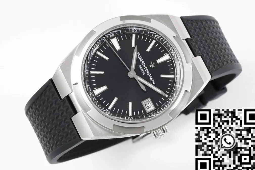 Unisex Vacheron Constantin Overseas 4500V Black Rubber Strap Watch PPF Factory 2667