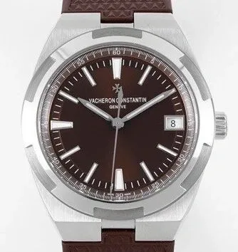 Vacheron Constantin Overseas 4500V Brown Rubber Strap Watch PPF Factory Fashionable 2662