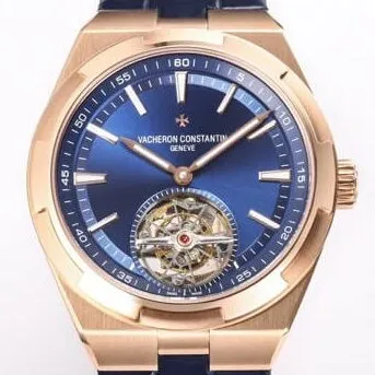 Vacheron Constantin Overseas 6000V 110R-B733 Tourbillon Blue Strap BBR Factory Flexible 2614