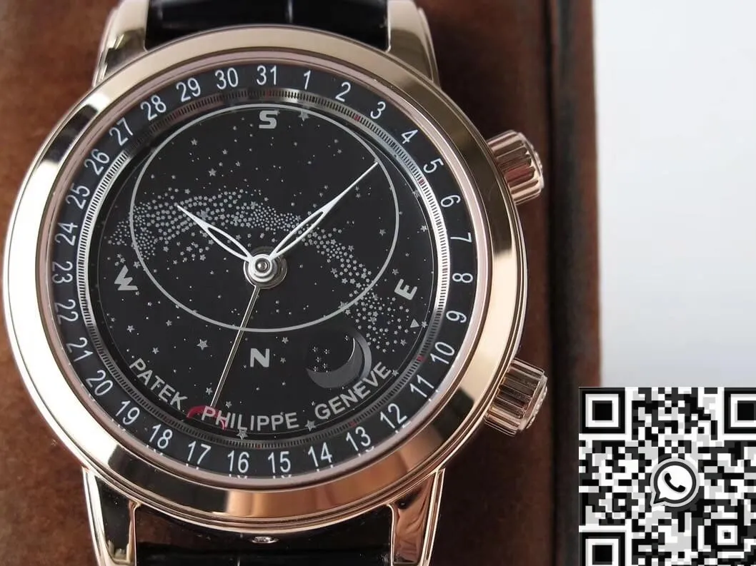 Casual Vintage Calatrava Patek Philippe 6102R-001 Black Dial Watch AI Factory 859