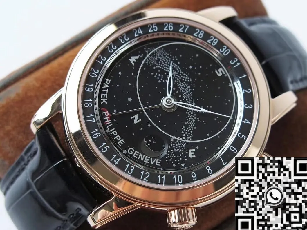 Casual Vintage Calatrava Patek Philippe 6102R-001 Black Dial Watch AI Factory 859
