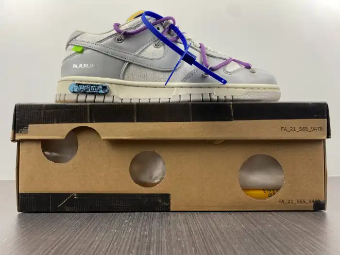 Hyperoad Nike Dunk Low Off-White Lot 48 DM1602-107