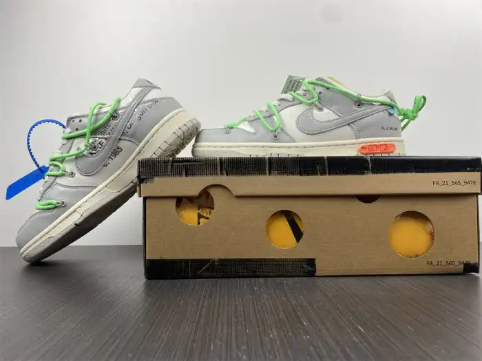 Hyperoad Nike Dunk Low Off-White Lot 26 DM1602-116