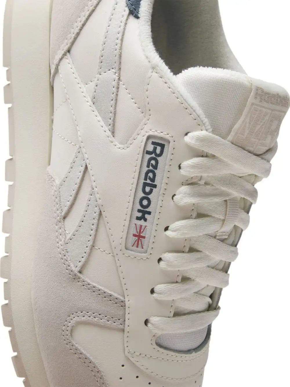 hype Reebok Classic panelled leather sneakers 