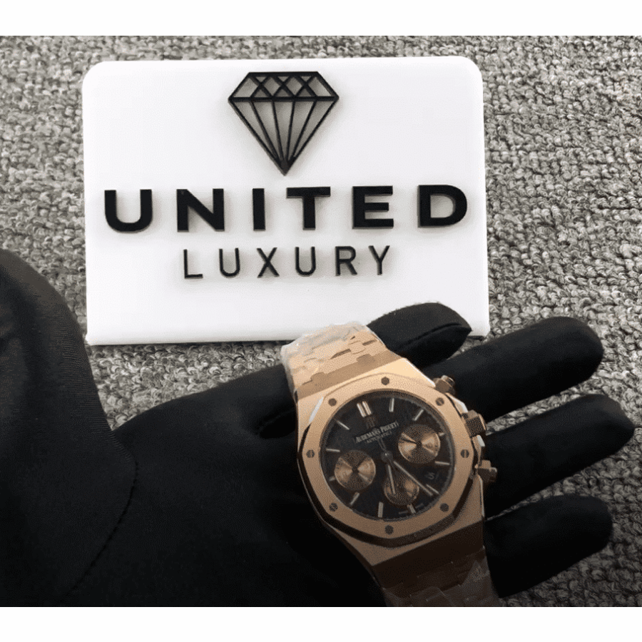 Flexible AP Royal Oak Chronograph 26331OR.OO.D821CR.01 “Rose Gold” High-End Replica 1: 2
