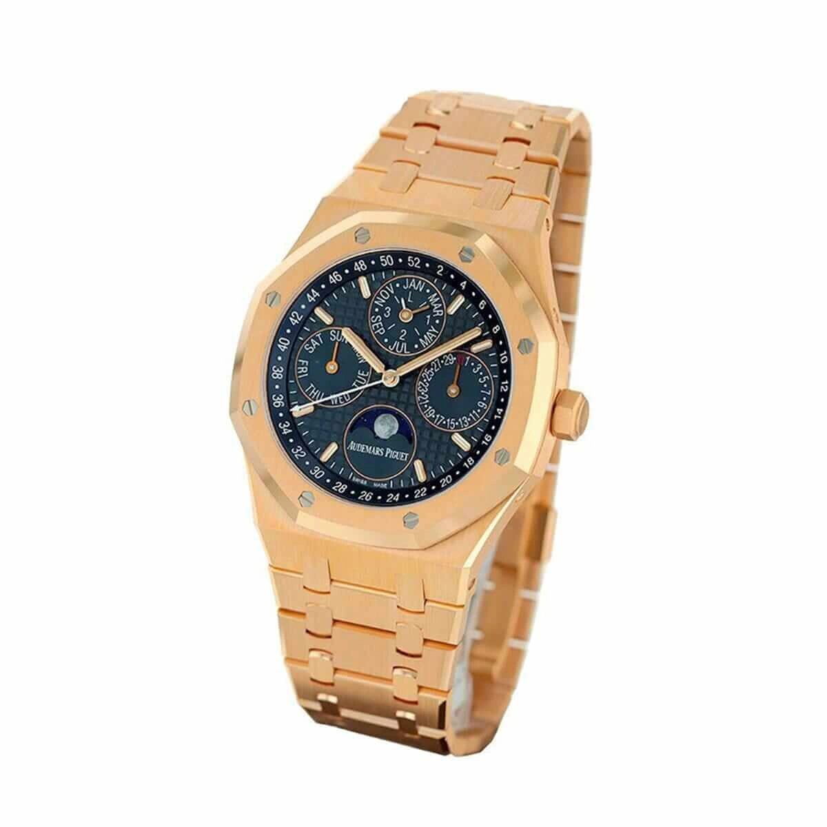 Snug Audemars Piguet Royal Oak Chronograph 26240OR.OO.1320OR.01 “Rose Gold” Elite Super Clone 73