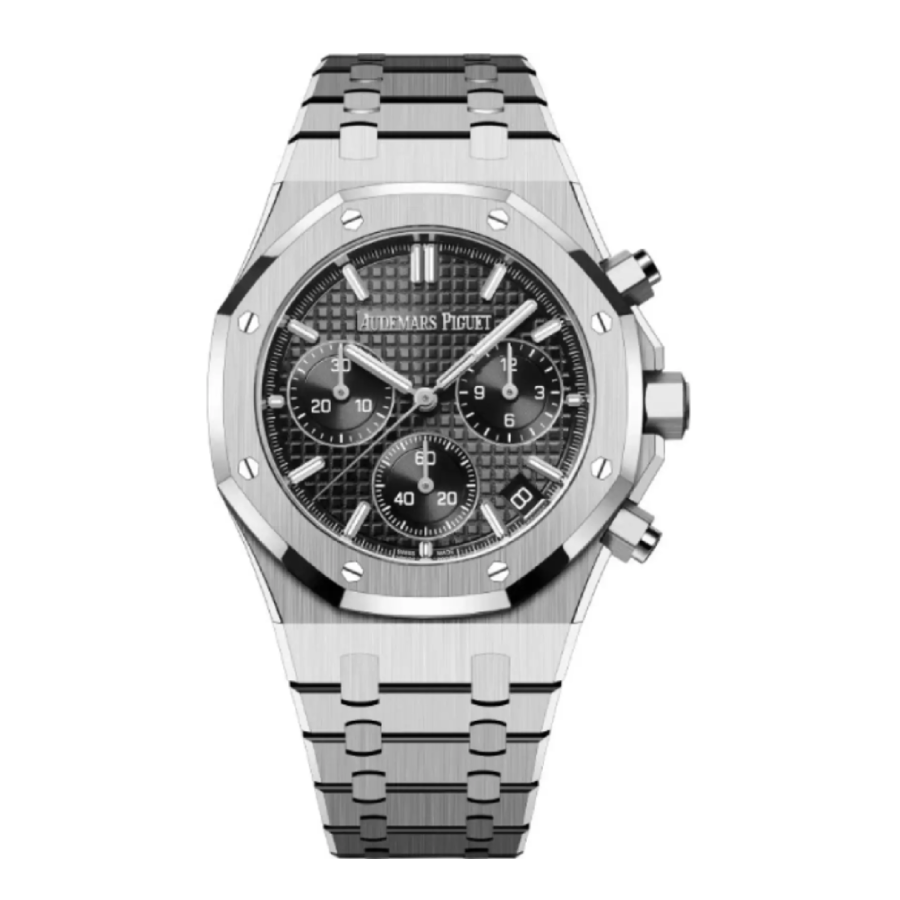 HighQuality Audemars Piguet Royal Oak Chronograph 26240ST “Steel Black Dial” 59
