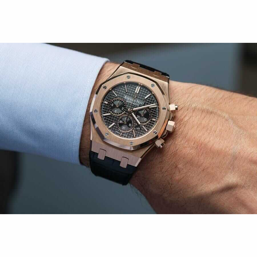 Neat Audemars Piguet Royal Oak Chronograph 26320OR “Rose Gold” Exceptional Replica 1: 60