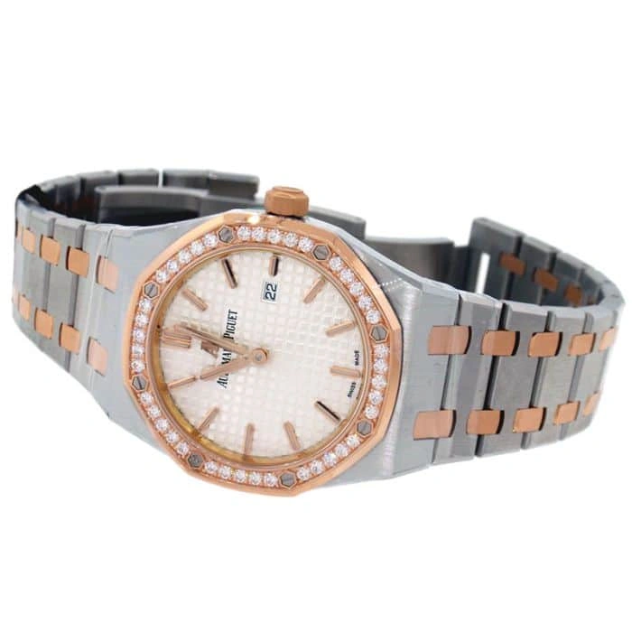 Audemars Piguet Royal Oak Ladies 67651SR.ZZ.1261SR.01 “Diamond Bezel” Super Clone Edition Stretchable 66
