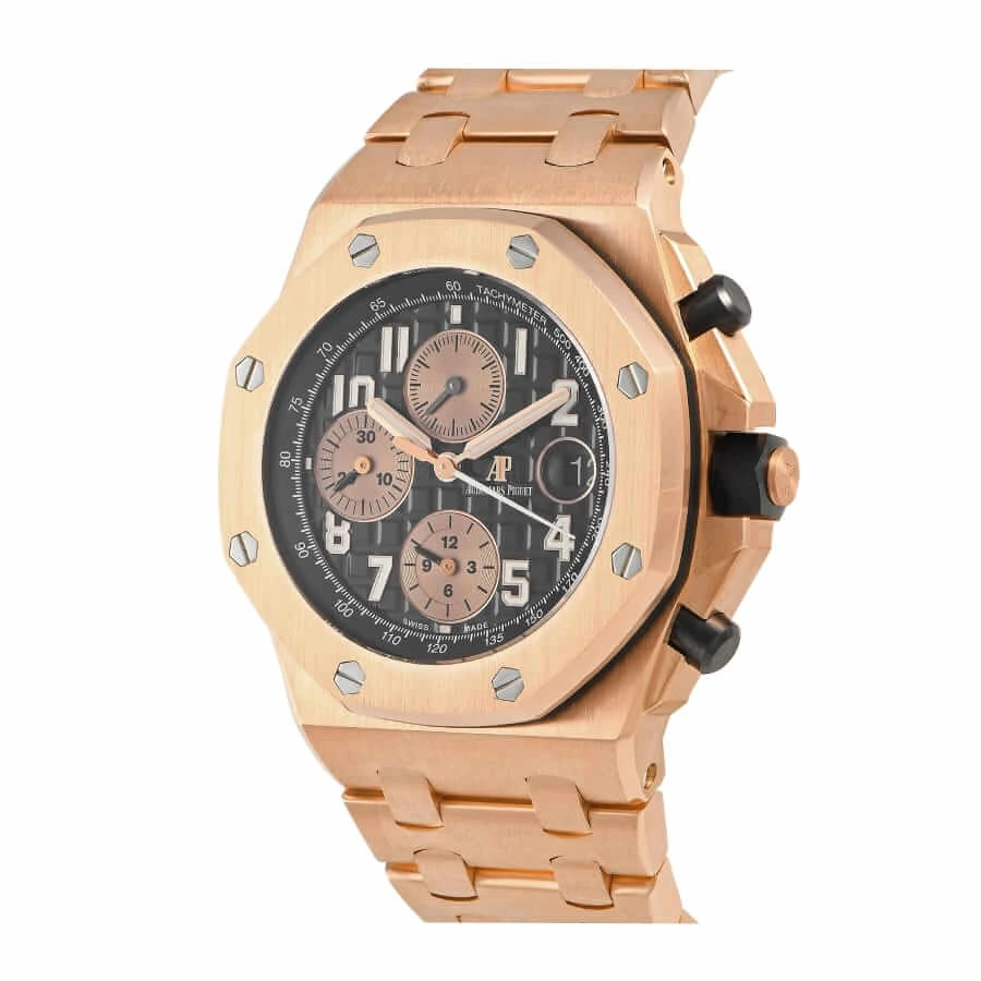 Audemars Piguet Royal Oak Offshore 26401RO “Rose Gold Chronograph” Deluxe Copy Quality Unisex 119