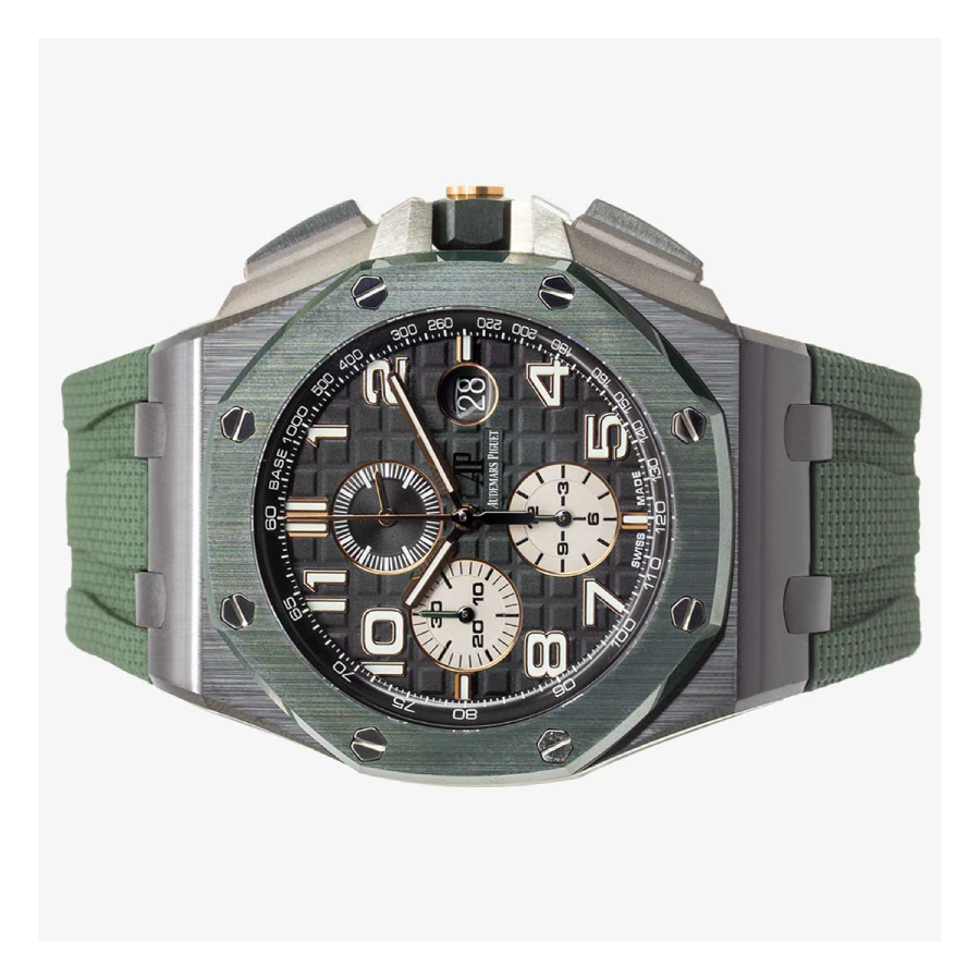 Breathable Audemars Piguet Royal Oak Offshore 26405CE.OO.A056CA.01 “Green Dial” High-End Clone Quality 145