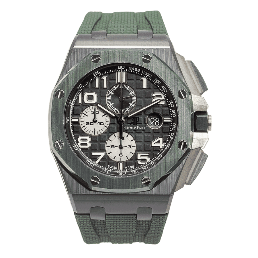 Breathable Audemars Piguet Royal Oak Offshore 26405CE.OO.A056CA.01 “Green Dial” High-End Clone Quality 145