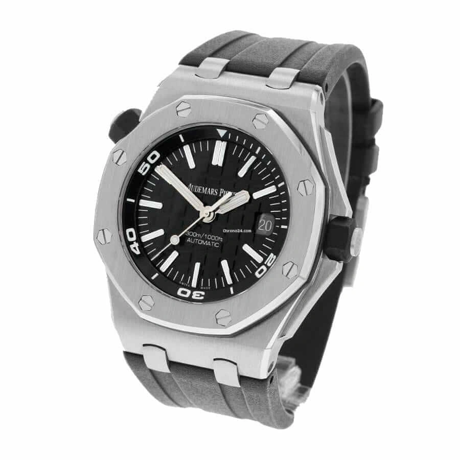 Audemars Piguet Royal Oak Offshore Diver 15710ST “Black Dial” Authentic Super Replica Breathable 132