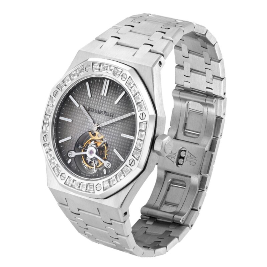 Thermal Audemars Piguet Royal Oak Tourbillon Extra-Thin 26510PT.OO.1220PT.01 “Platinum Diamond” Handcrafted Clone Quality 155