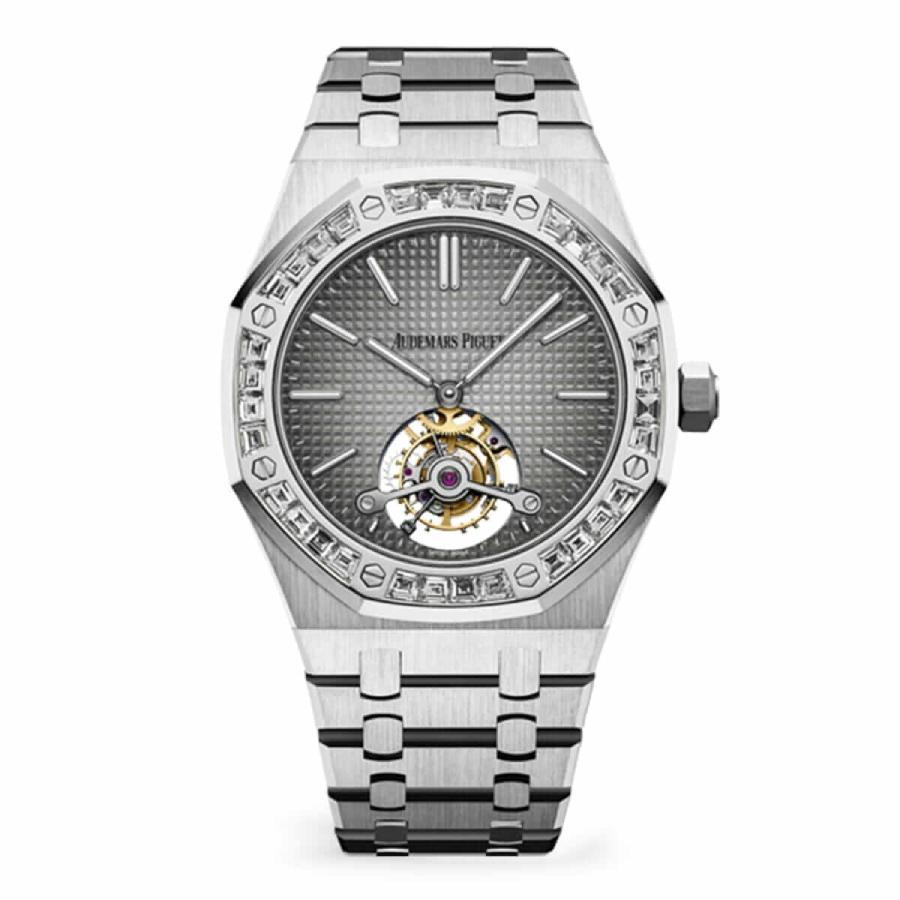 Thermal Audemars Piguet Royal Oak Tourbillon Extra-Thin 26510PT.OO.1220PT.01 “Platinum Diamond” Handcrafted Clone Quality 155