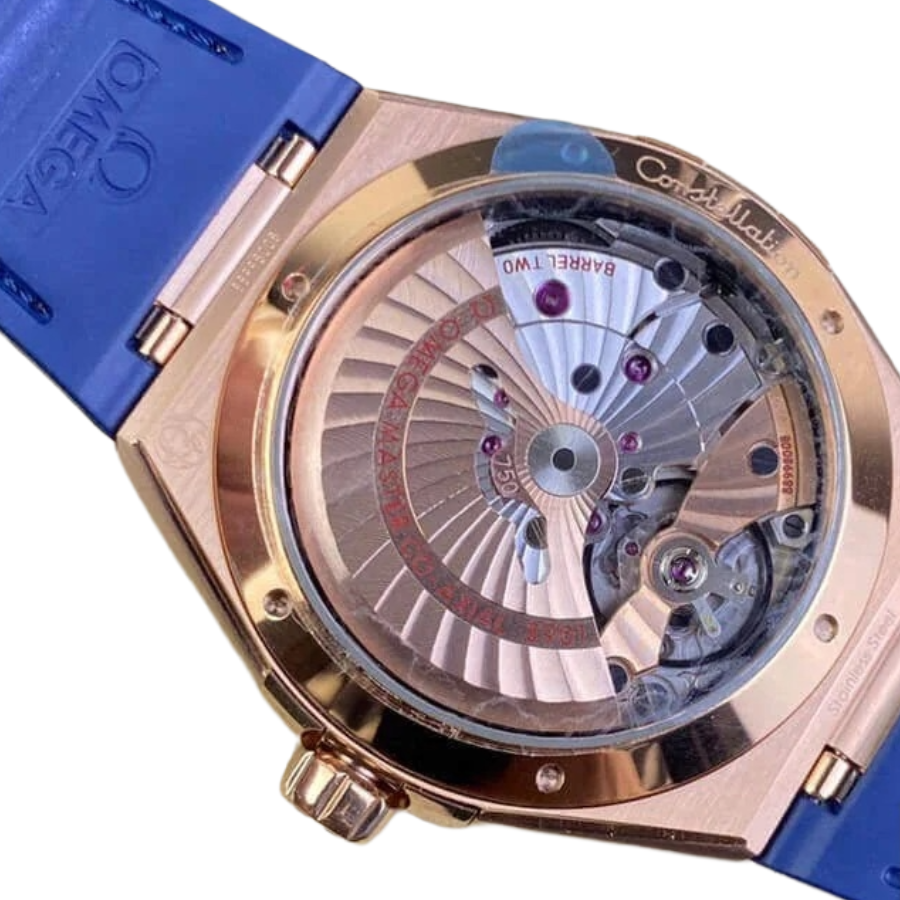 Versatile Omega Constellation Blue Strap 131.53.39.20.08.001 Near  Replica 263