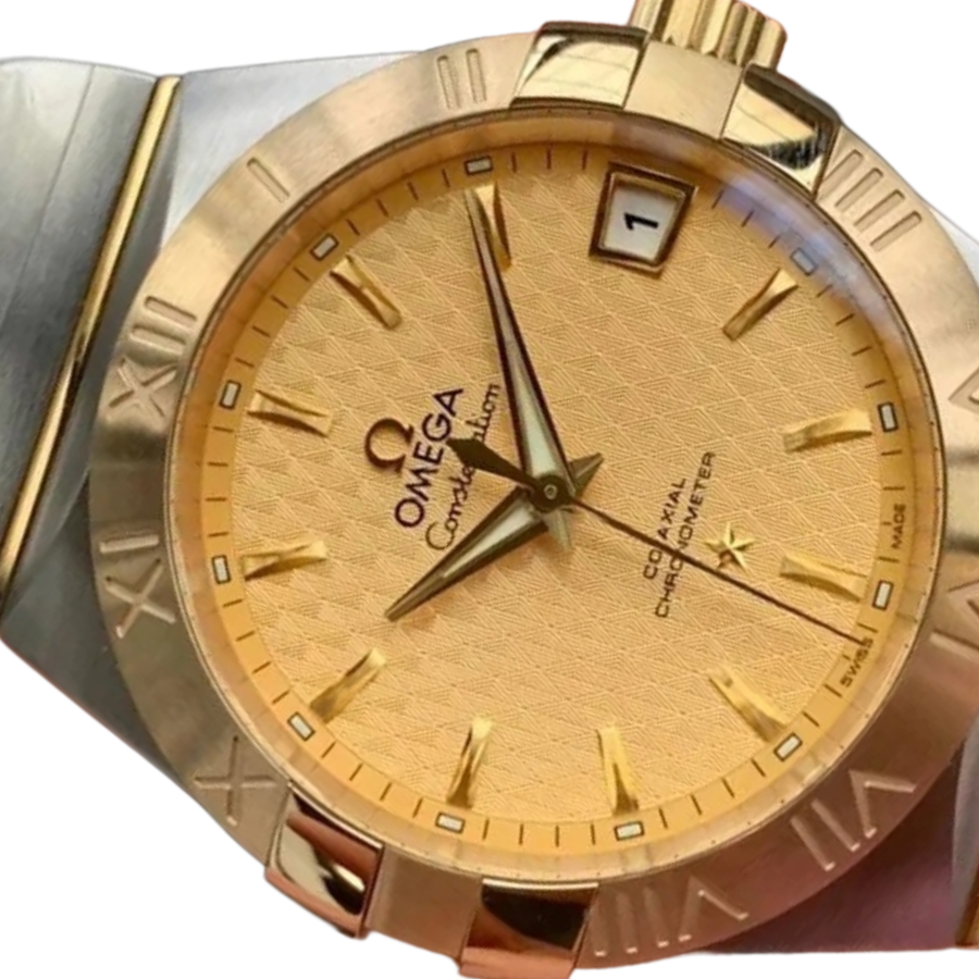 Omega Constellation Gold Dial 123.20.38.21.08.001 Master Clone Quality Durable 327