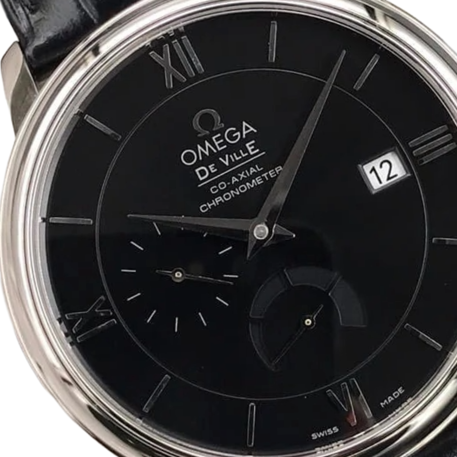 Breathable Omega De Ville Black Dial 424.13.40.21.01.001 Super Clone Edition 262