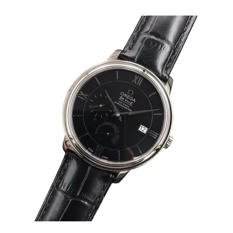 Breathable Omega De Ville Black Dial 424.13.40.21.01.001 Super Clone Edition 262