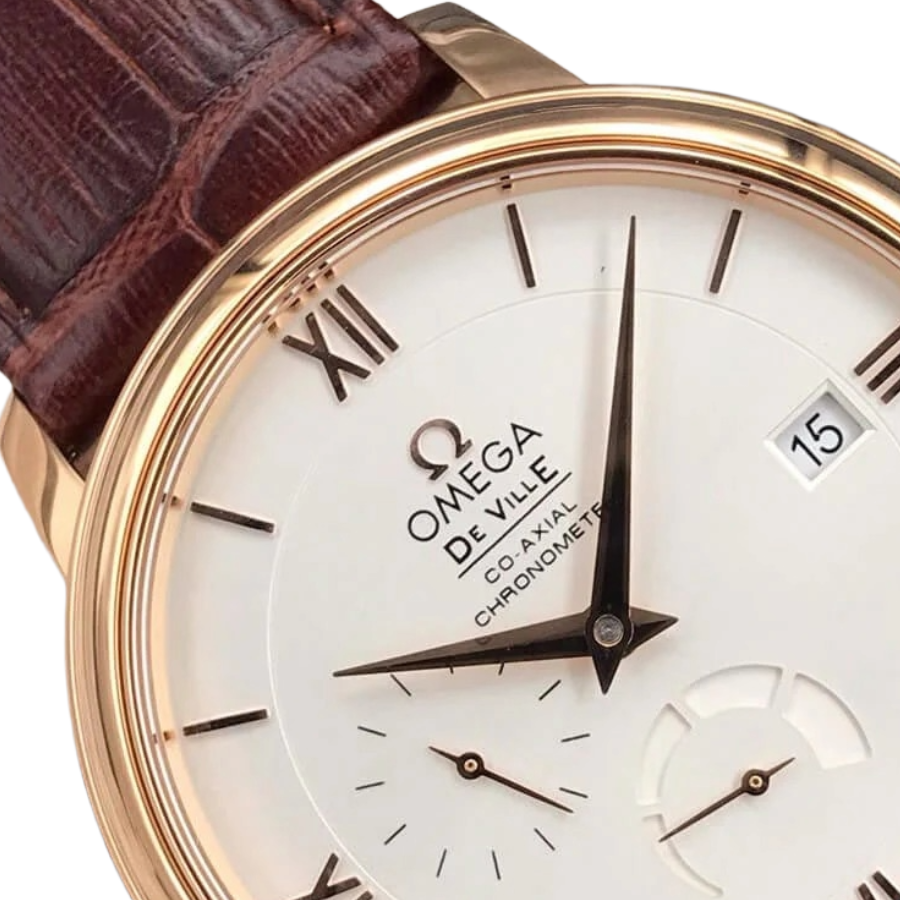 Omega De Ville Brown Leather Strap 424.53.40.21.02.001 Top Replica 1: FlexibleFit 267