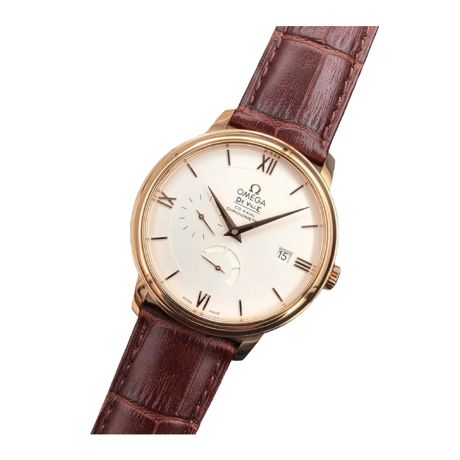 Omega De Ville Brown Leather Strap 424.53.40.21.02.001 Top Replica 1: FlexibleFit 267
