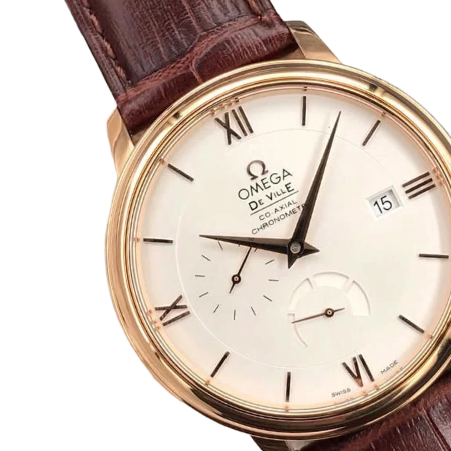 Omega De Ville Brown Leather Strap 424.53.40.21.02.001 Top Replica 1: FlexibleFit 267