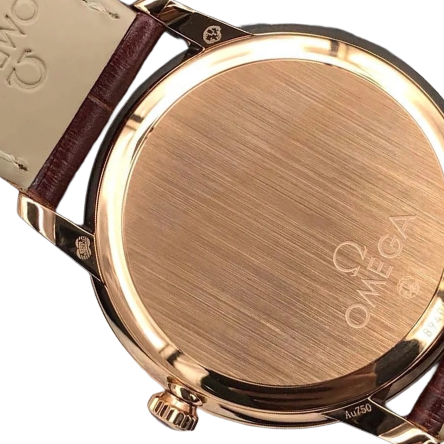 Omega De Ville Brown Leather Strap 424.53.40.21.02.001 Top Replica 1: FlexibleFit 267