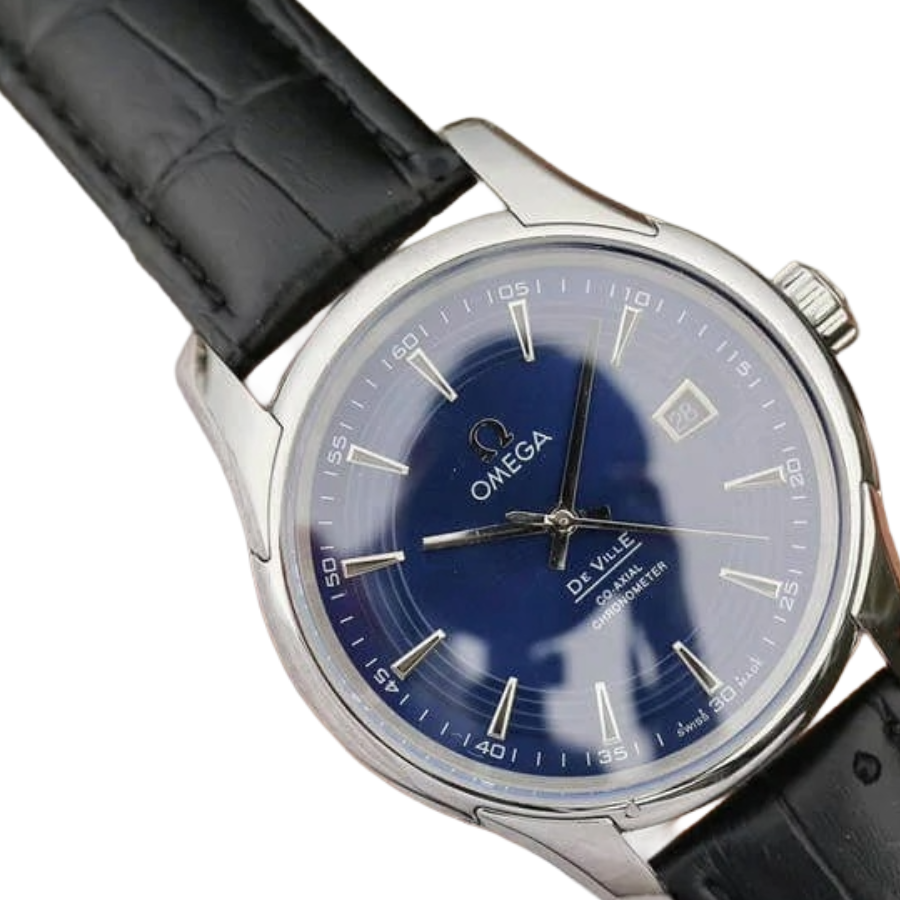 Seasonal Omega De Ville Dark Blue Dial 431.33.41.21.03.001 Perfect Clone Edition 260