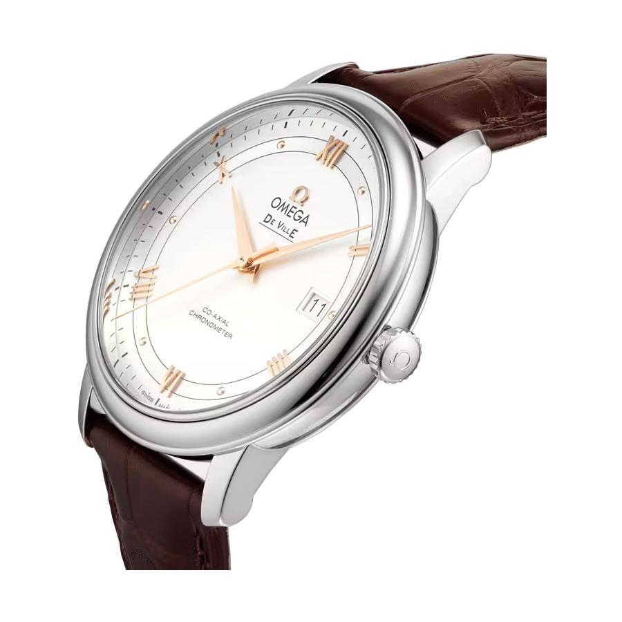 Omega De Ville Prestige 434.13.41.21.03.001 “Blue Dial” Supreme Copy 1: Breathable 258