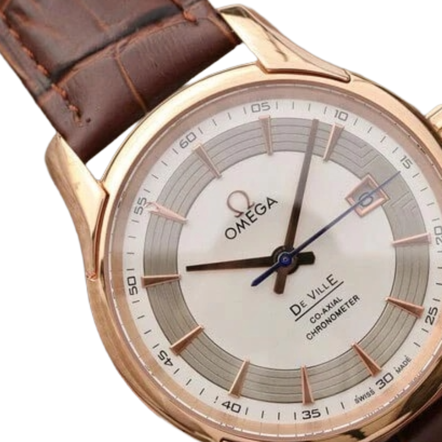Omega De Ville Rose Gold Case 431.63.41.21.02.001 Swiss Super Clone Chic 274